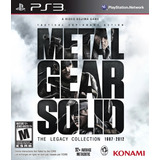 Juego Metal Gear Solid: The Legacy Collection Ps3 Fisico