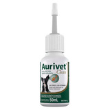 Aurivet Clean 50ml Vetnil Solução Otológica Cães/gatos