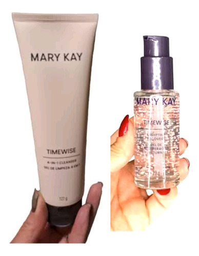 Mary Kay Kit Gel De Limpeza 4 Em 1 + Creme Noturno Timewise 