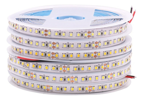 Cinta Led 24v 2835 10w/m 5mts 120led/m 4000k Luz Neutra