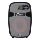 Parlante Cabina Activa Recargable Jyr 3000w + 2 Mic + Base