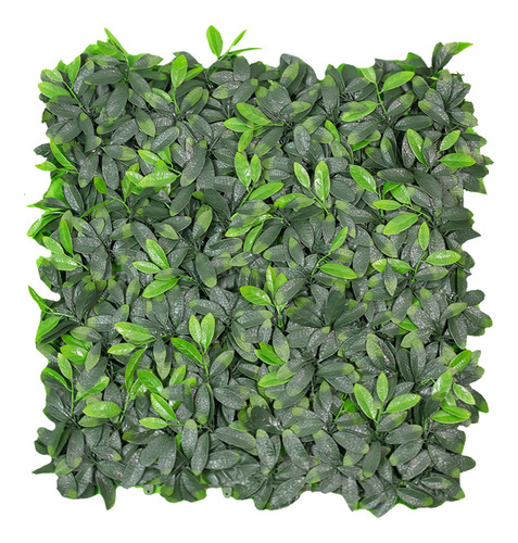 Follaje Artificial Sintetico Para Muro Verde 50x50cm 10pza