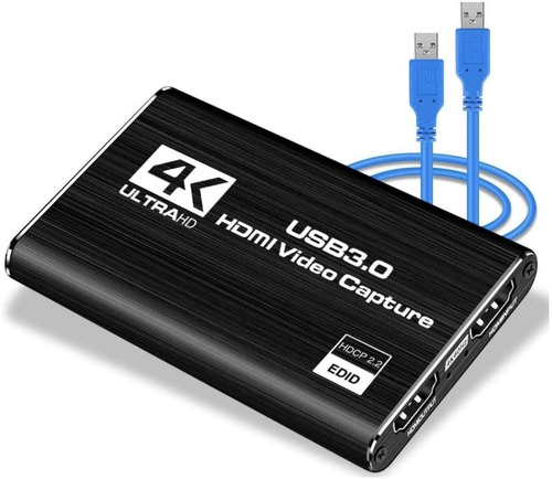 Capturadora De Video Streaming Fhd Hd 1080 Hdmi 4k Usb 3.0