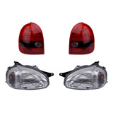 Faros + Calaveras 4 Pzas Chevrolet Chevy 94 Al 00 Depo