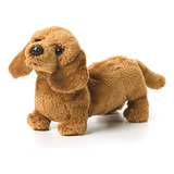 Demdaco Juguete De Peluche Marrón Claro De Perro Salchicha P