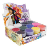 Kit Tinta Facial Maquiagem Artística 12 Unidades Colormake