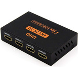 Divisor Hdmi Splitter Amplificador Compatible Con Hdmi 1x4