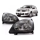 Optica Fondo Negro Renault Clio Ii 2003 2004 2005 2006