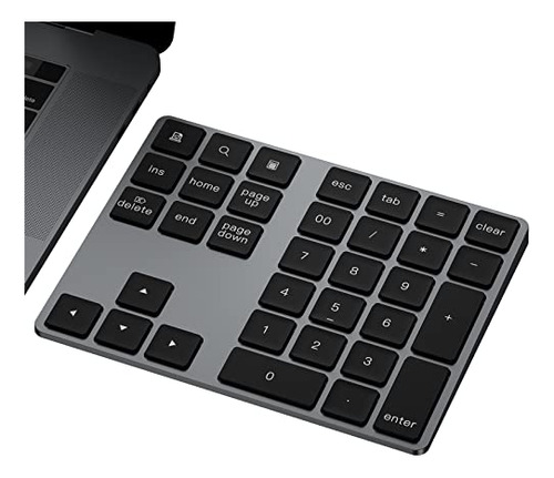 Teclado Numérico Bluetooth Joyeky, De Aluminio, Recargable,