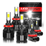 Kit De Focos Led H9 H7 H11 De Luz Alta/baja Para Chevrolet