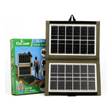 Cargador Solar Plegable Con Panel Solar Cl-670 6v 7w