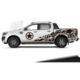 Calco Ford Ranger Punisher Army 2015-2018 Juego