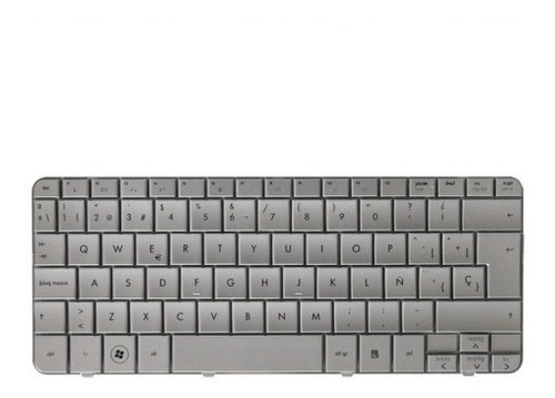 Teclado Hp Mini Dm1-1000 Mini 311 Plateado Español