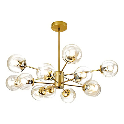 Lampara De Techo Colgante Estilo Industrial 12 Luces Sputnik Gold | MercadoLibre