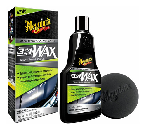 Cera 3 En 1 Botella 473ml 3 In 1 Wax Meguiar's