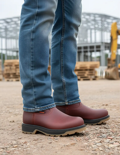 Bota Roper De Trabajo Industrial Rogeri Suela Doble Densidad