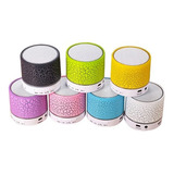 Parlante Bluetooth Portatil Celular Mini Luces Led Usb Fm