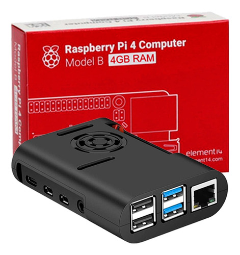 Kit Raspberry Pi4 Model B  4gb Fonte Case 32gb Micro Hdmi