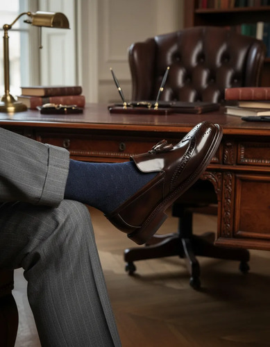 Zapato Hombre Bostiniano Mocasín Borlas Goodyear Welt Monaco | Meses sin interés