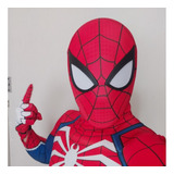 Spiderman Ps5 Advanced Suit 2.0 + Faceshell Disfraz Listo Para Usar