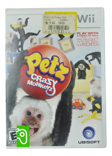 Petz Crazy Monkeyz Juego Original Nintendo Wii 