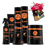 Kit Haskell Encorpa Cabelo Sh Cond 500ml + 3 Itens