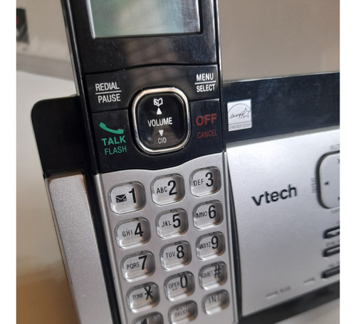 Telefone Sem Fio Vtech Cs5129 Cinza E Preto