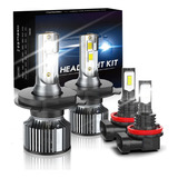 Kit Faros Luz Led H8 H4 30000lm Para Honda Haz Alta/baja