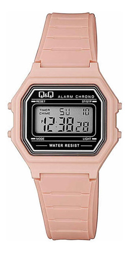 Reloj Q&q Unisex Digital M173j018y Color Rosado Original