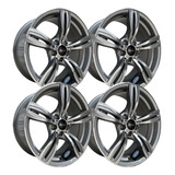 Rines Gun Metal Machine Face 18 5x112 Jetta, Audi, Golf