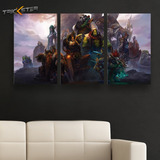Cuadro Triptico World Of Warcraft Canvas Art
