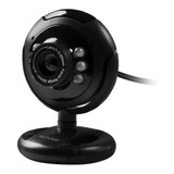 Webcam P/ Play 16mp Nightvision Microf Usb Preto Multilaser