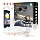 Wefomey Tira De Luces Led Blancas Con Sensor De Movimiento,