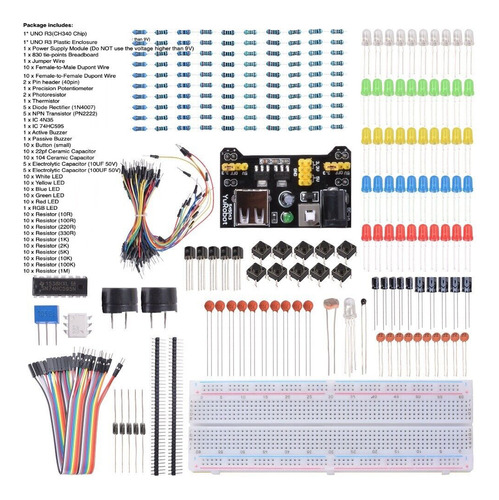 Kit De Componentes Electrónicos Compatible Con El Módulo R3