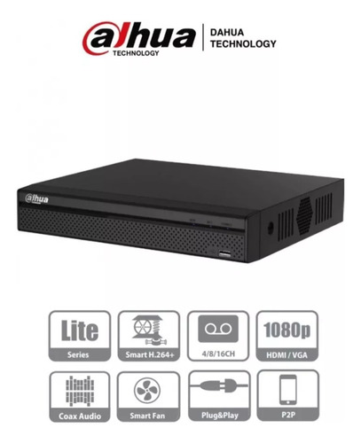 Dvr Dahua 16ch - Dhi-xvr5116hs-s2 Con Hdd 2tb Wd Blue 