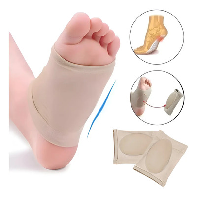 Plantillas Almohadilla De Arco Metatarzal Fascitis Pie Plano Talla Unica Beige