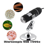 Microscopio Digital Usb Modelo 1000x 2.0 Mp / 8 Luces Led