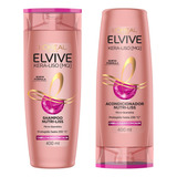 Elvive Shampoo + Acondicionador Kera-liso X 400 Ml
