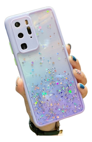 Funda Uso Rudo Protectora D Cámaras Con Brillo Huawei + Mica