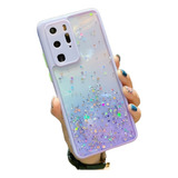 Funda Uso Rudo Protectora D Cámaras Con Brillo Huawei + Mica