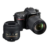 Cámara Nikon D7500 Con 2 Lentes: 18-140mm Y 40mm.