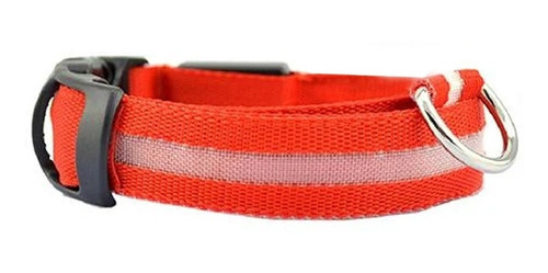 Collar Para Perros Gatos Ajustable Regulable Luz Led Colores