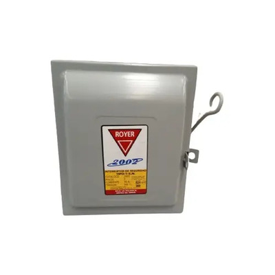 Interruptor De Seguridad Royer 3 Polos 30a