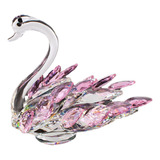 Figuras De Cristal Cisne Decoración Coleccionable Para