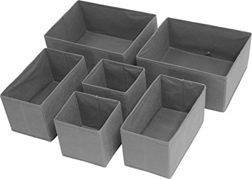 Simple Houseware Caja De Almacenamiento Plegable De Tela Par