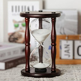 Reloj De Arena Grande 60 Minutos, Decorativo De Madera, Relo