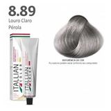 Coloração Itallian Color Premium 8.89 Louro Claro Pérola 60g