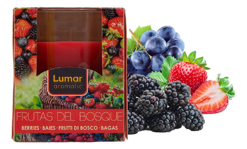 Lumar Aromatic Vela En Vaso Decoracion - Frutos Rojos 125g