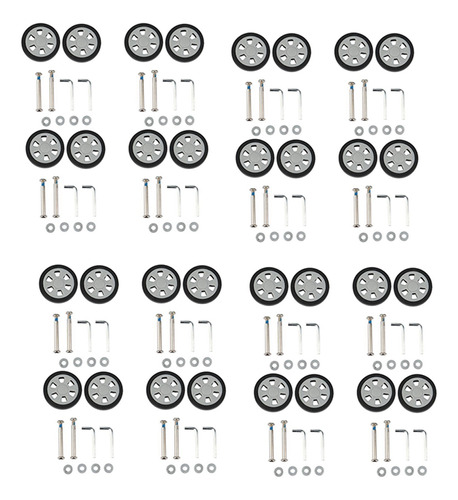 Rollo De Poleas Para Equipaje, 32 Unidades, Ruedas, Maletas,