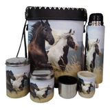 Set Matero Completo Equipo Mate Caballos Salvajes